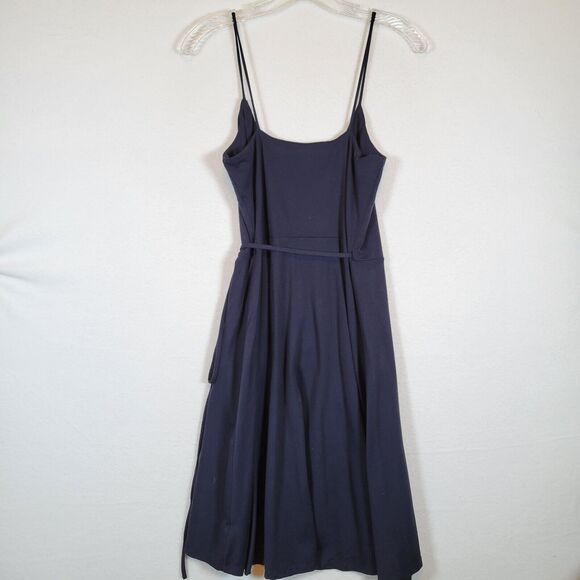 Susana Monaco Womens Wrap Short Dress Size Small Blue Tank Spaghetti Strap Sexy - Picture 8 of 8